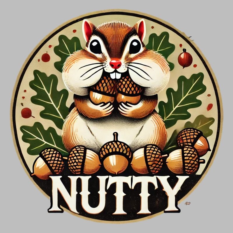 Nutty Chipmunk Harvest Charm