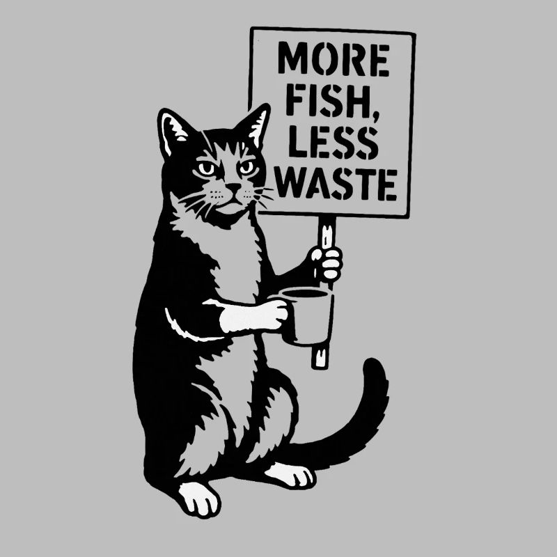 Plus de poissons, moins de chats de déchets