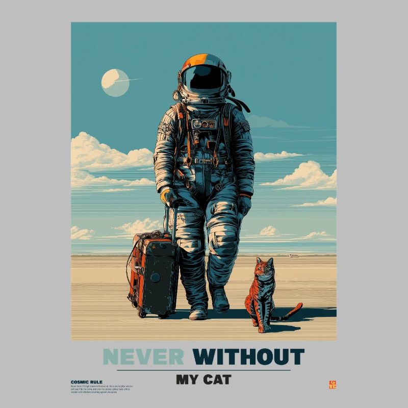 Jamais sans mon chat dans l’espace