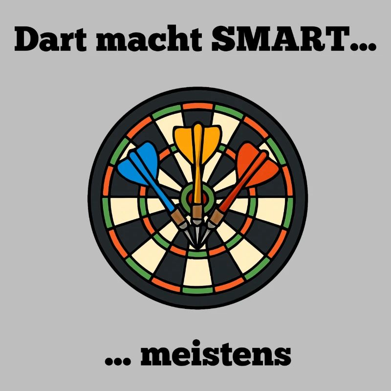 Cible de fléchettes colorée avec des flèches