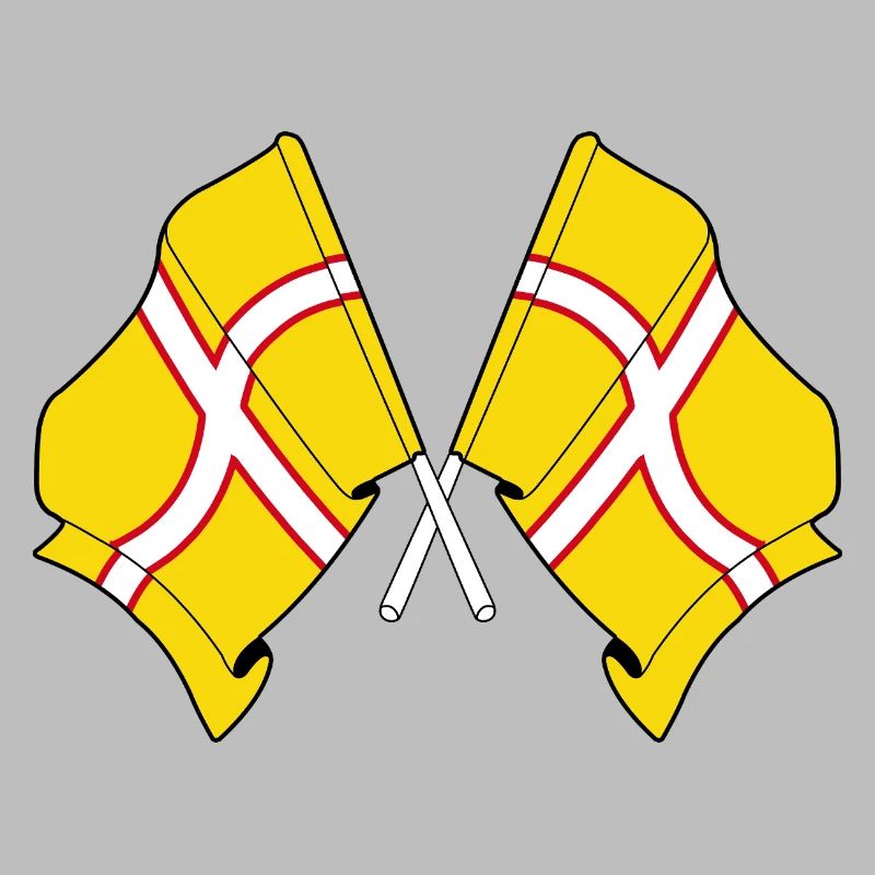Dorset Crossed Flags