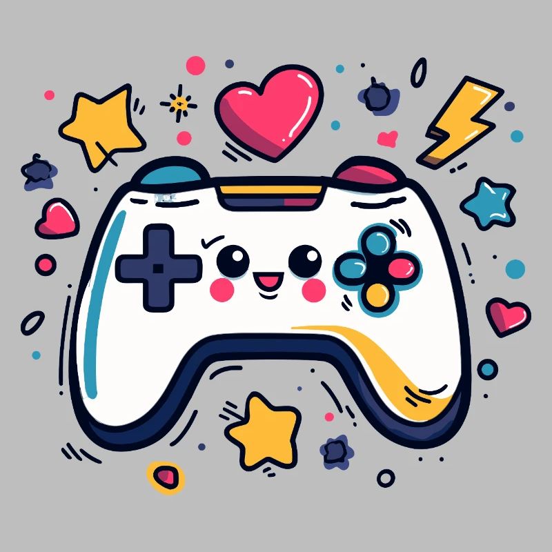 Colorful controller charm