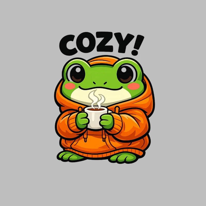 Sweat à capuche Pullover Grenouille Douillet