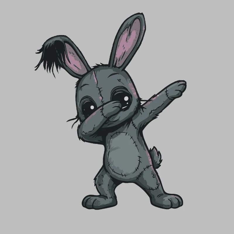 Patchwork Bunny Doodle