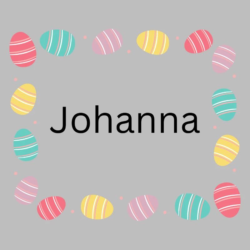 Pastel Egg Frame Pattern Johanna