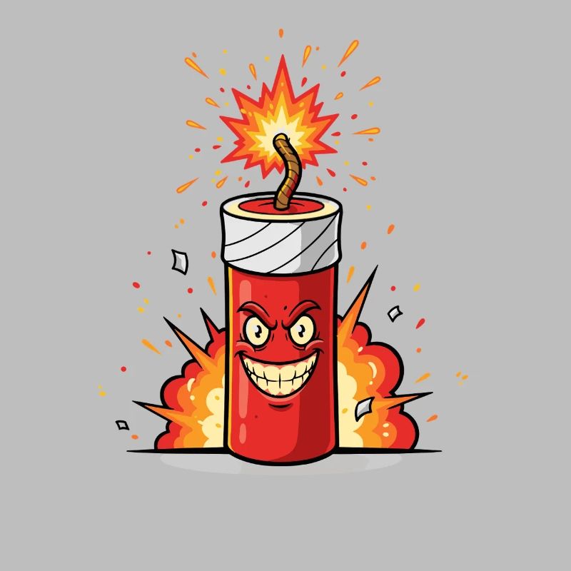 Angry Firecracker Comic