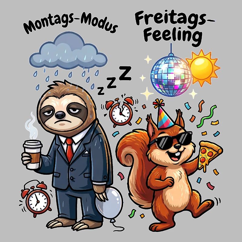 Monday mode vs Friday feeling