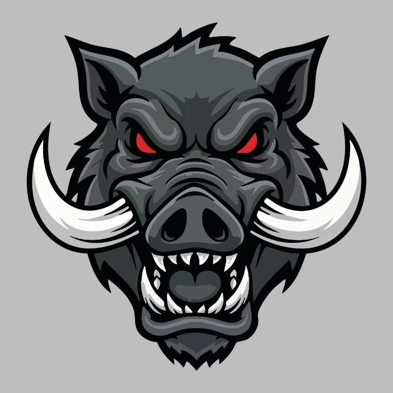 Alpha Boar Wrath Maskottchen-Maskottchenkopf