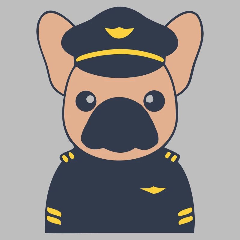Frenchie Pilot Captain Uniform