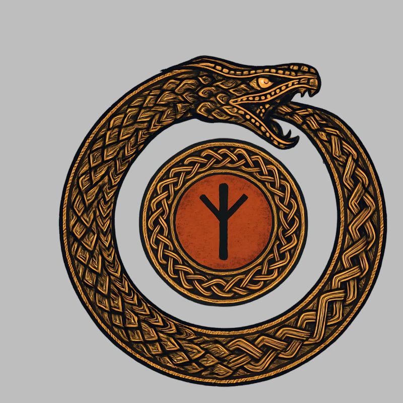 Uroboros Runic Circle