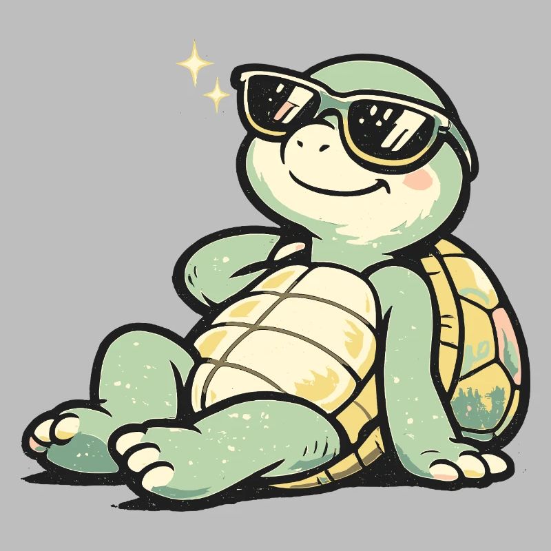Sun turtle with style