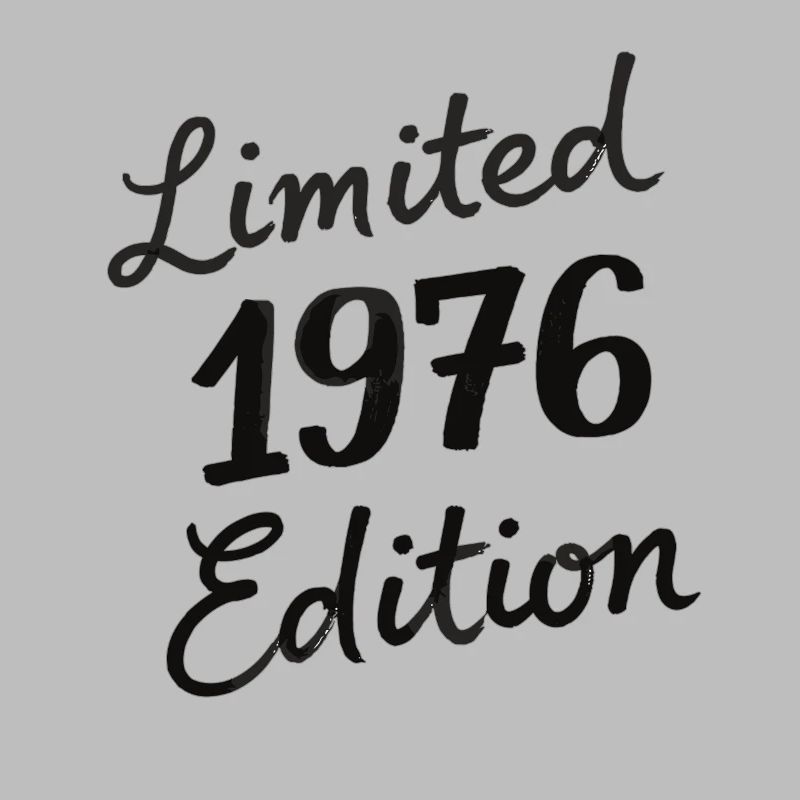 Vintage 1976 Geburtstag Script Edition