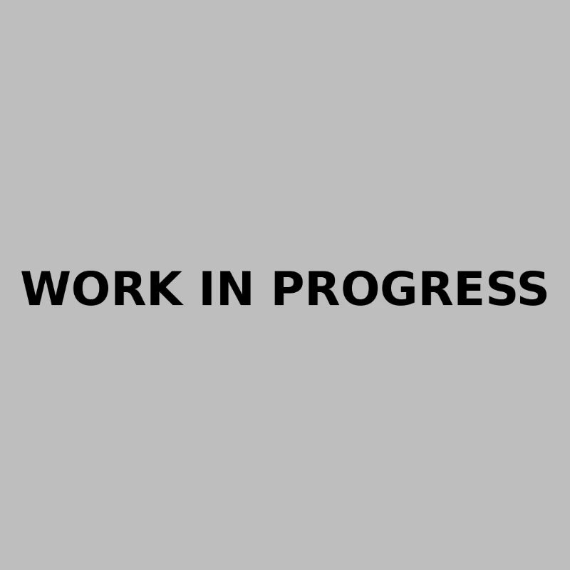 Work in Progress