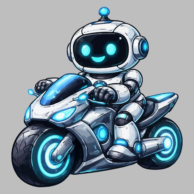 Robot sur moto