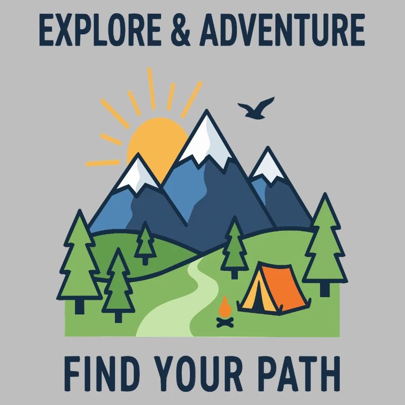Explore Adventure Find Your Path Camping