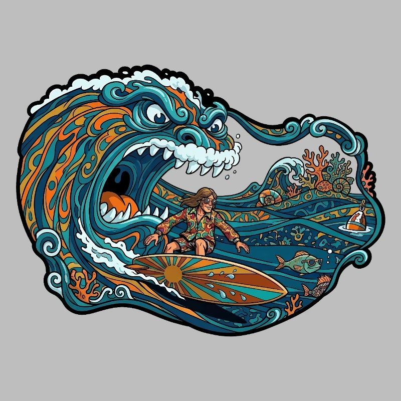 Aventure de vagues géantes de vagues