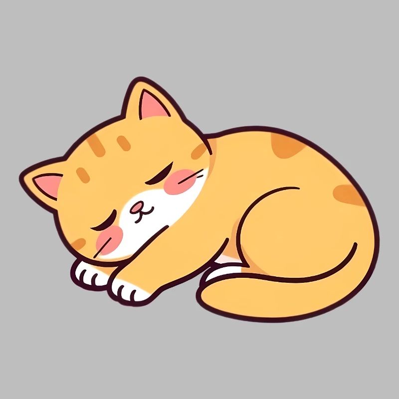 sleeping cat