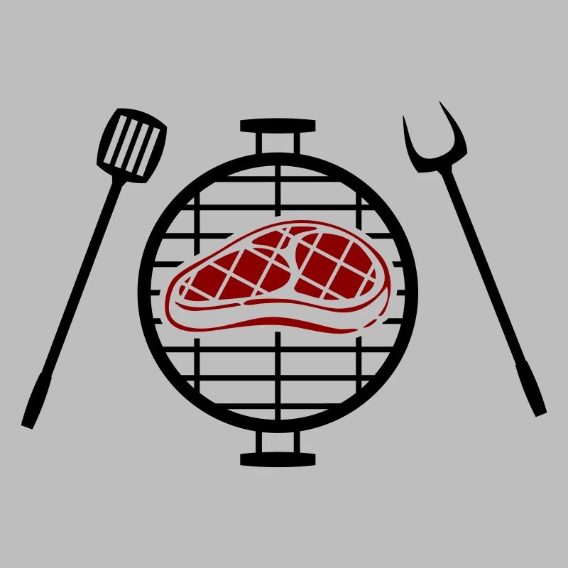 Red steak pattern print