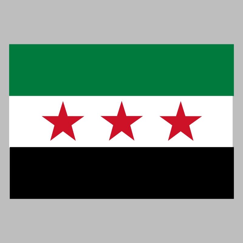 Drapeau étoile vert blanc noir