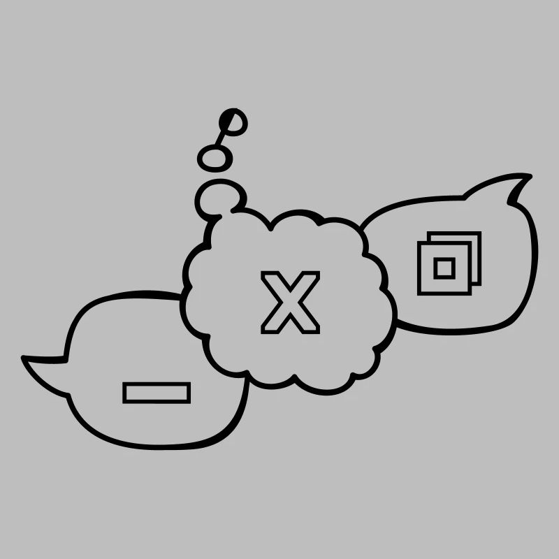 Computer speech bubbles