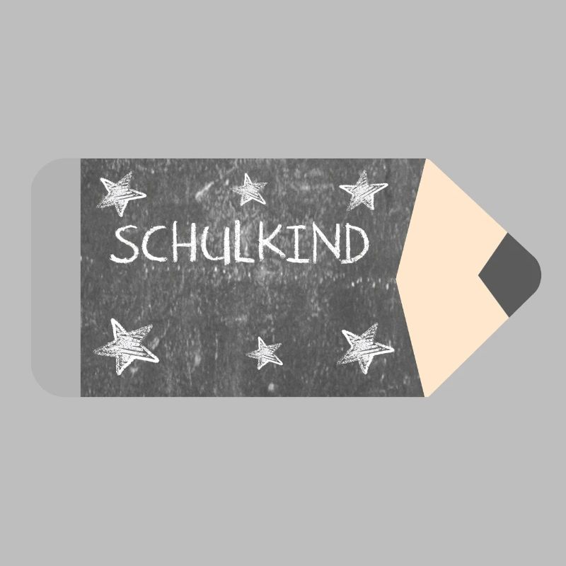 Buntstift Tafeldesign Kreide - Sterne - Schulkind
