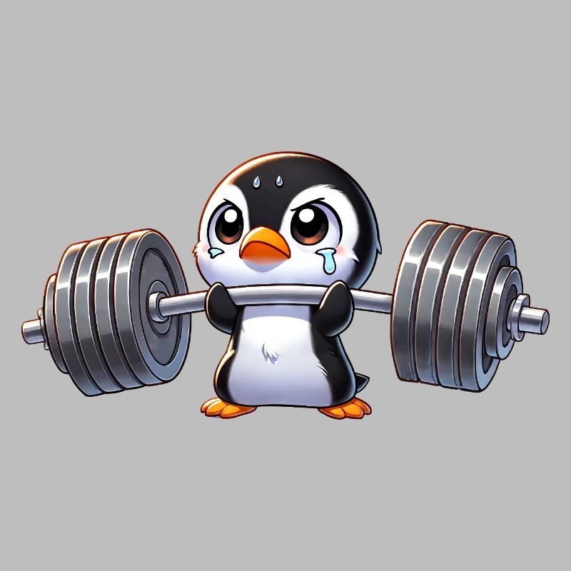 Strong Penguin Workout Dumbbell Training