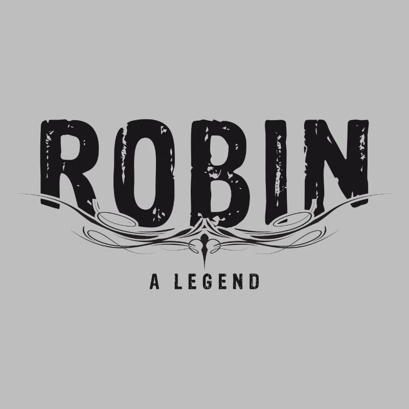 ROBIN A LEGEND décoré
