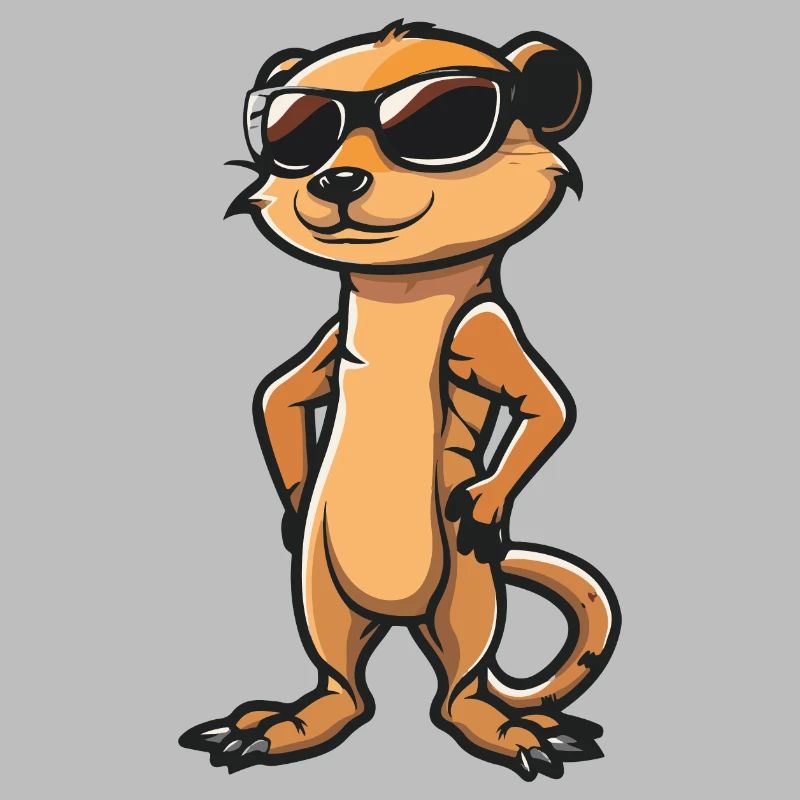 Erdmännchen Comic Cool