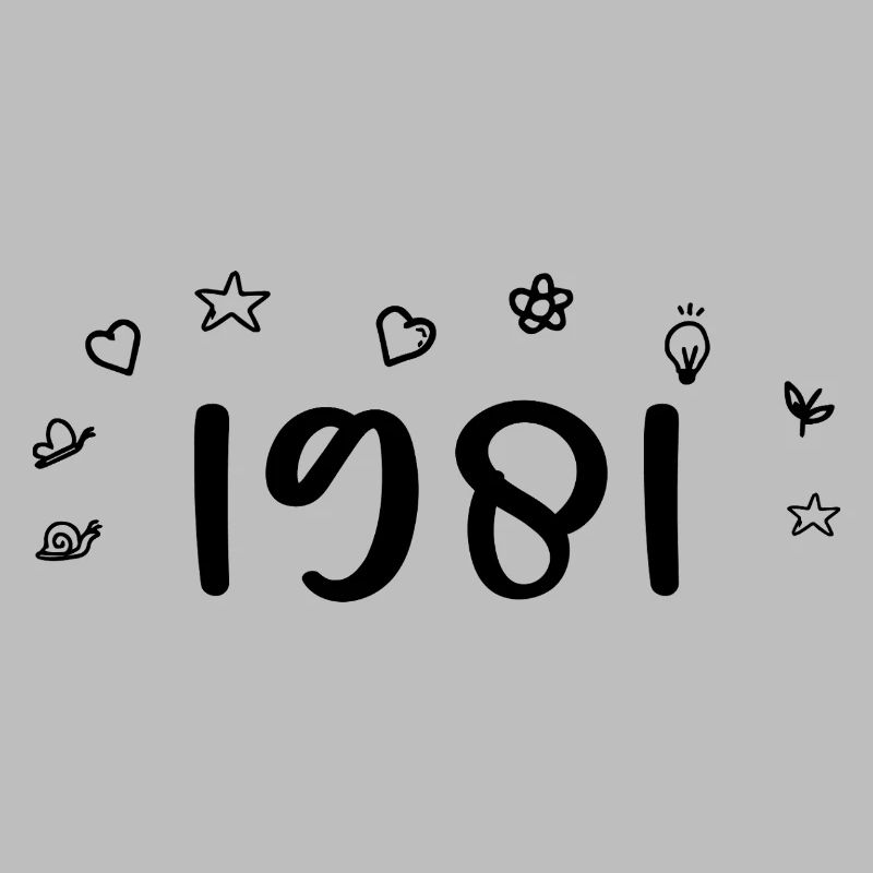 1981 Anniversary 1981 Retro 1981