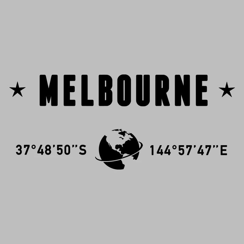Melbourne Australia Coordinates Planet Earth