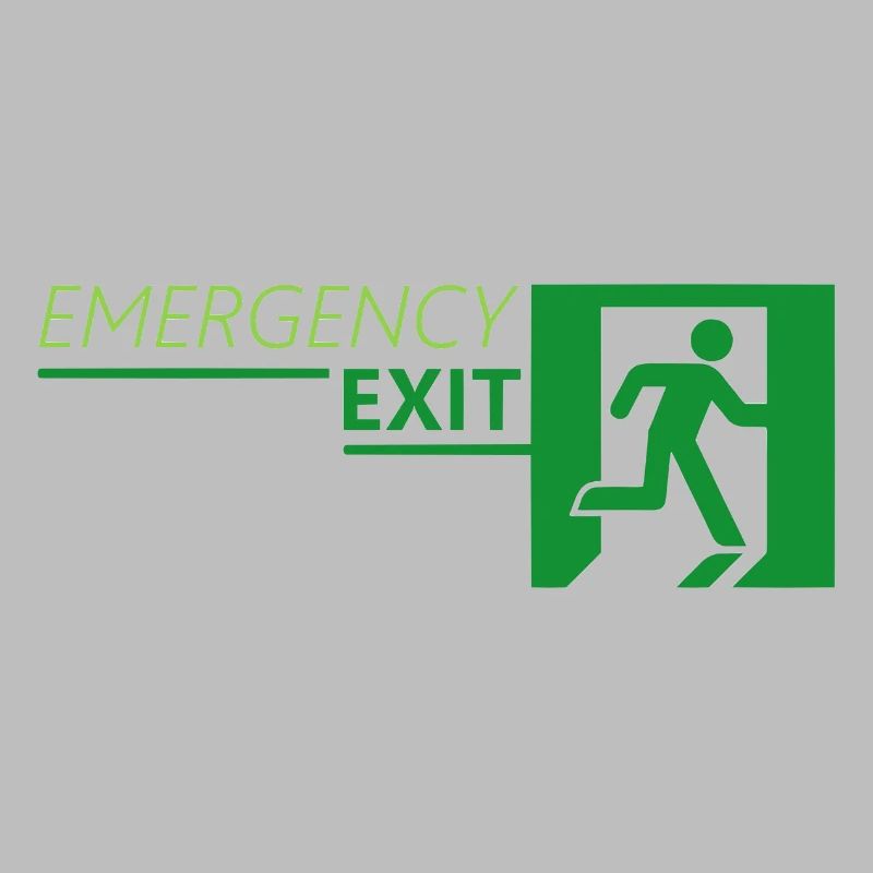 Emergency EXIT Classic Green