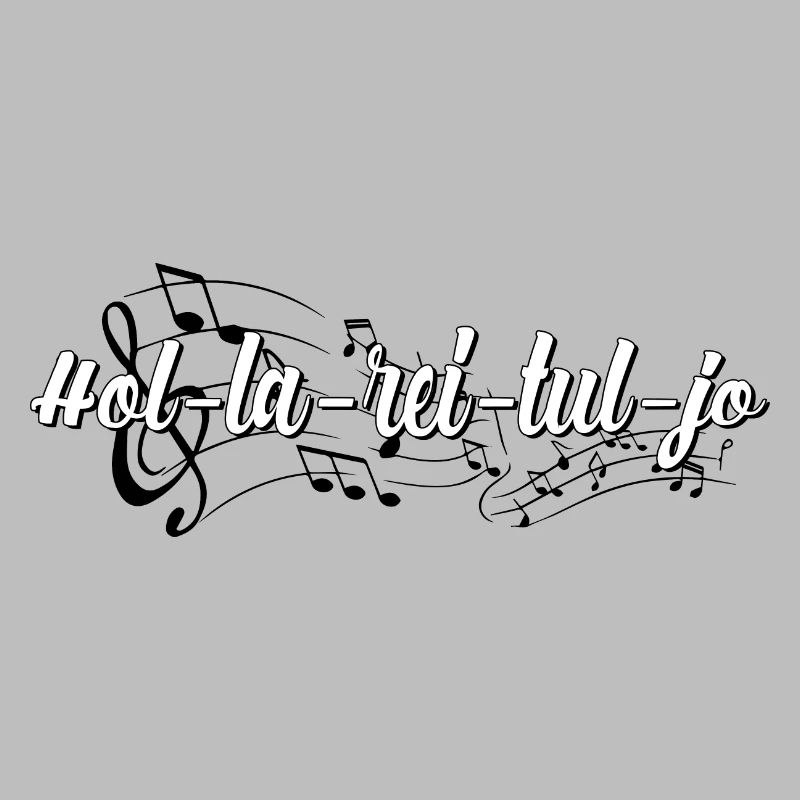 Yodelling, singing, making music
