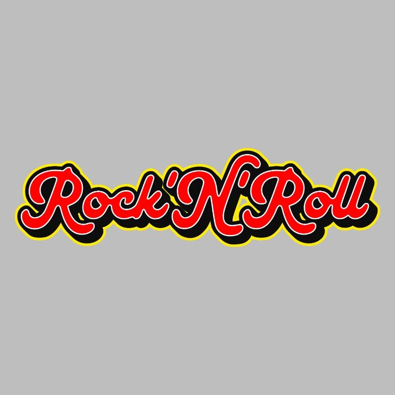 Retro Rock 'N' Roll Typography