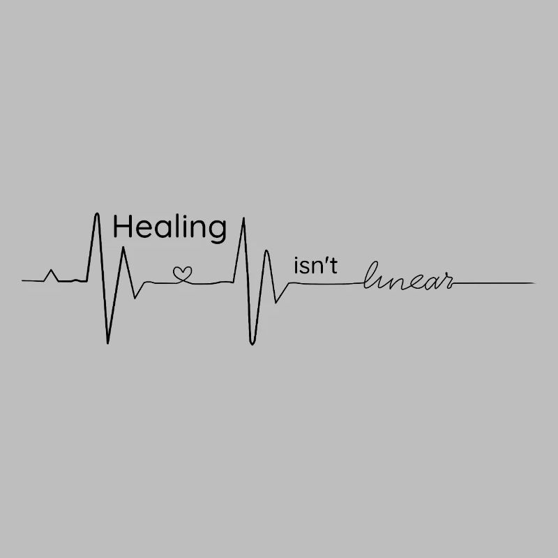 Healing is not linear - cardiogram