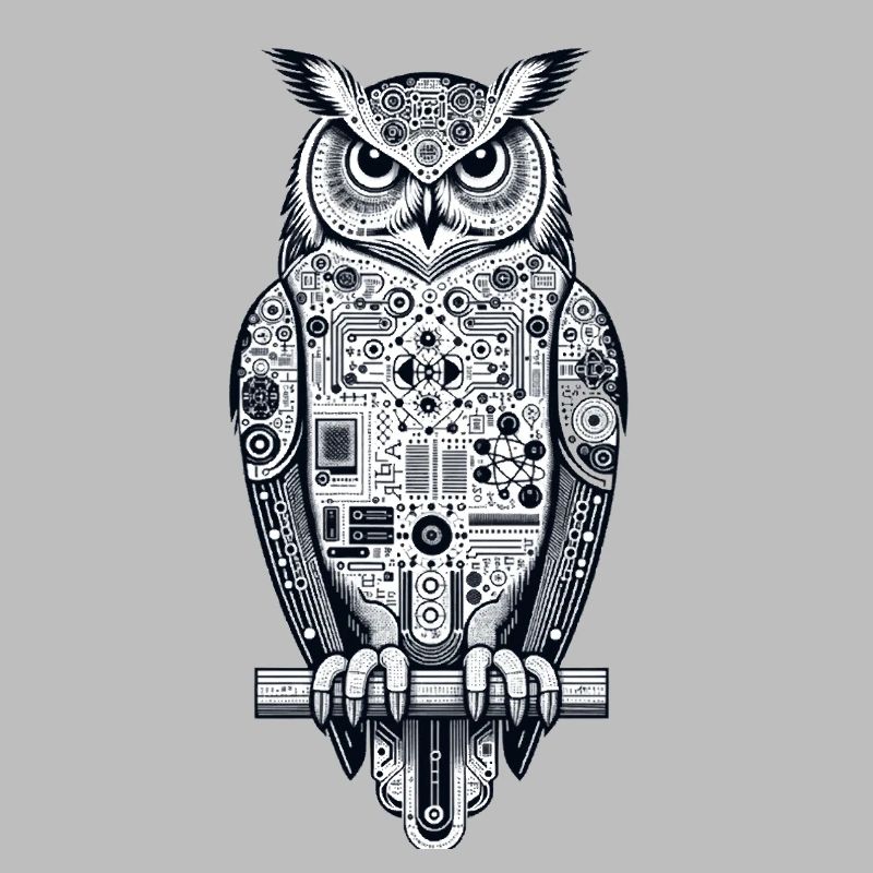 Uhu | Eule | Technischer UHU | Nachteule KI Eule