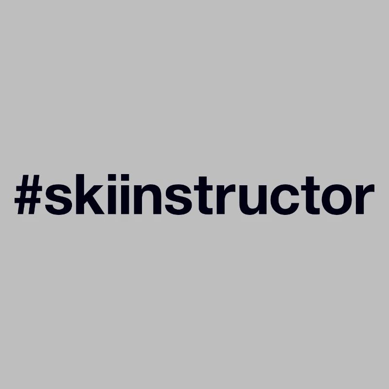 SKI INSTRUCTOR Hashtag