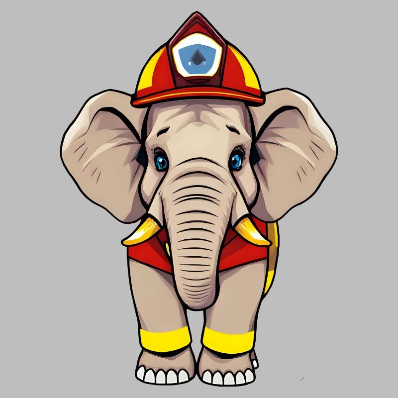 Héros Éléphant Pompier