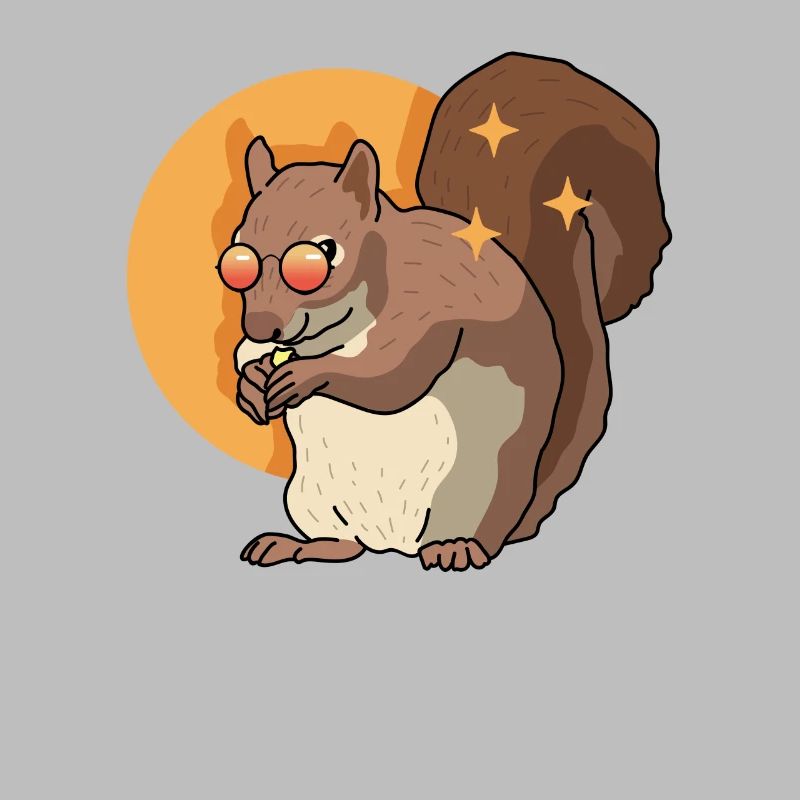 Süßes Eichhörnchen Hörnchen Grauhörnchen Geschenk