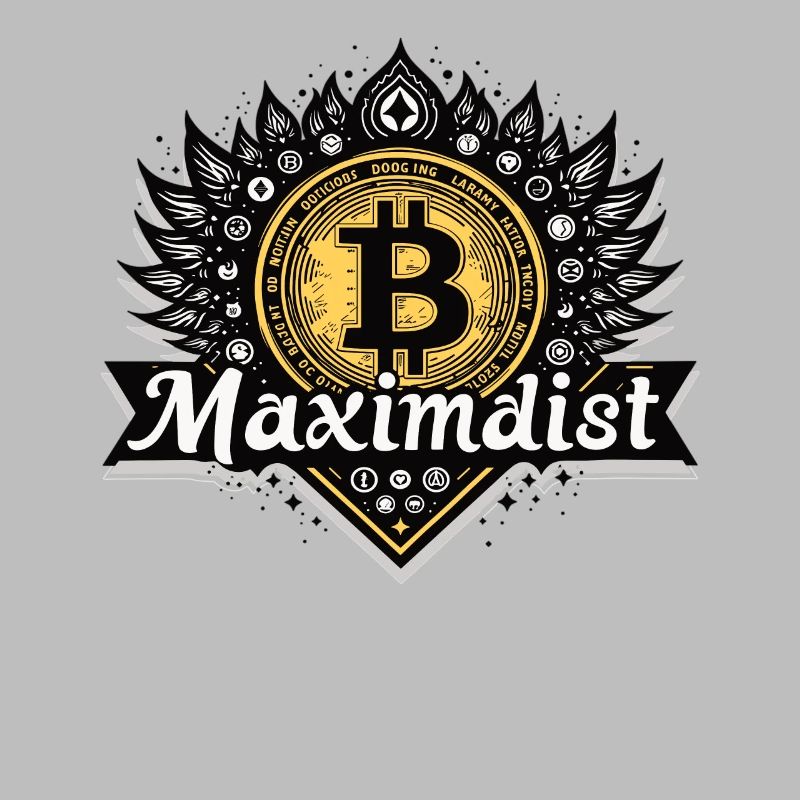 Bitcoin Maximalist - Design crypto élégant