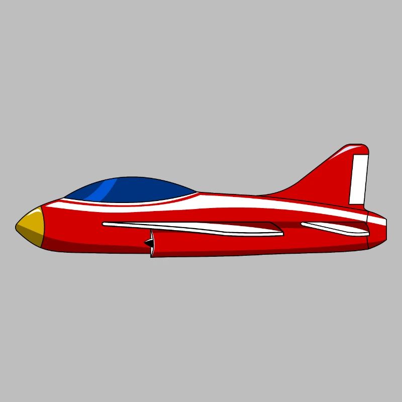Flugzeug Rot