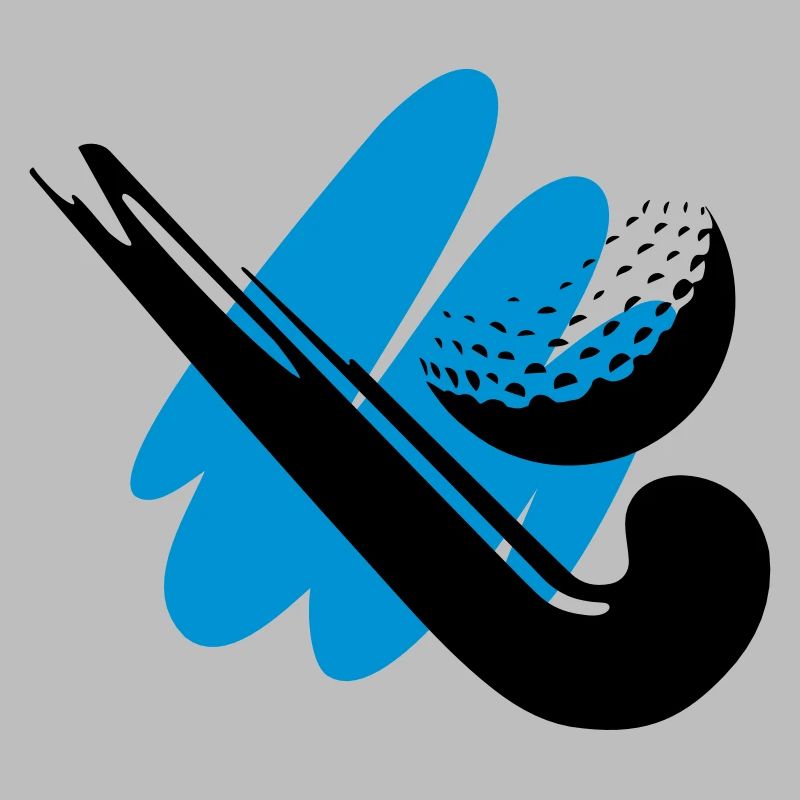 Hockeyschläger mit Ball