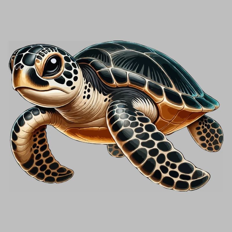 Green turtle large