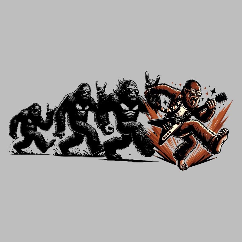 Bigfoot guitariste Evolution Walk