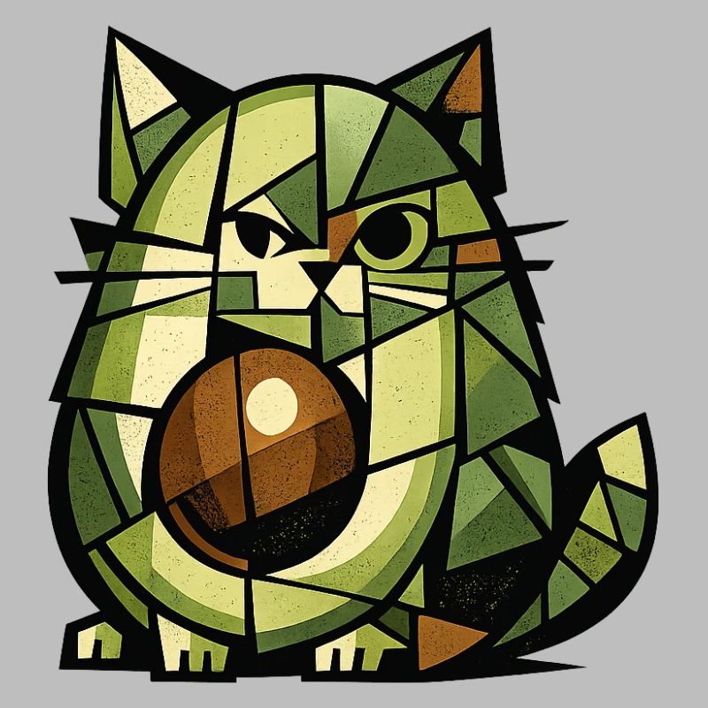 Version cubisme AvoCat