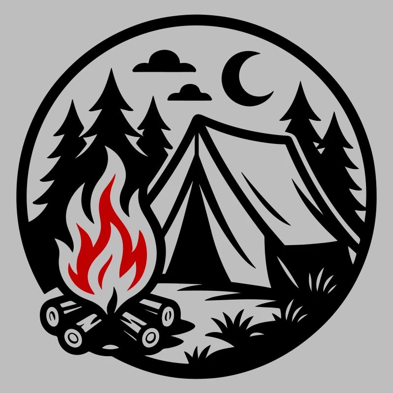 Camping Tent Forest