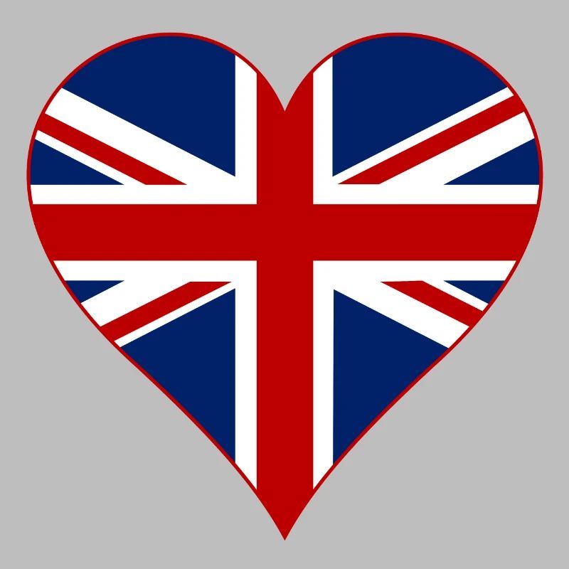 Great Britain Flag Heart