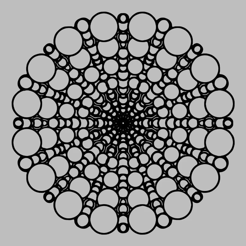 Geometric Mandala Circles Round Pattern Shape