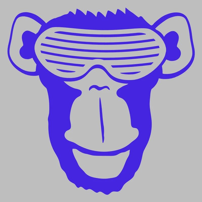 Funky Sunglasses Gorilla Cool Party Monkey Fun
