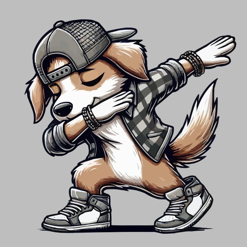 Dog Dabbing Comic