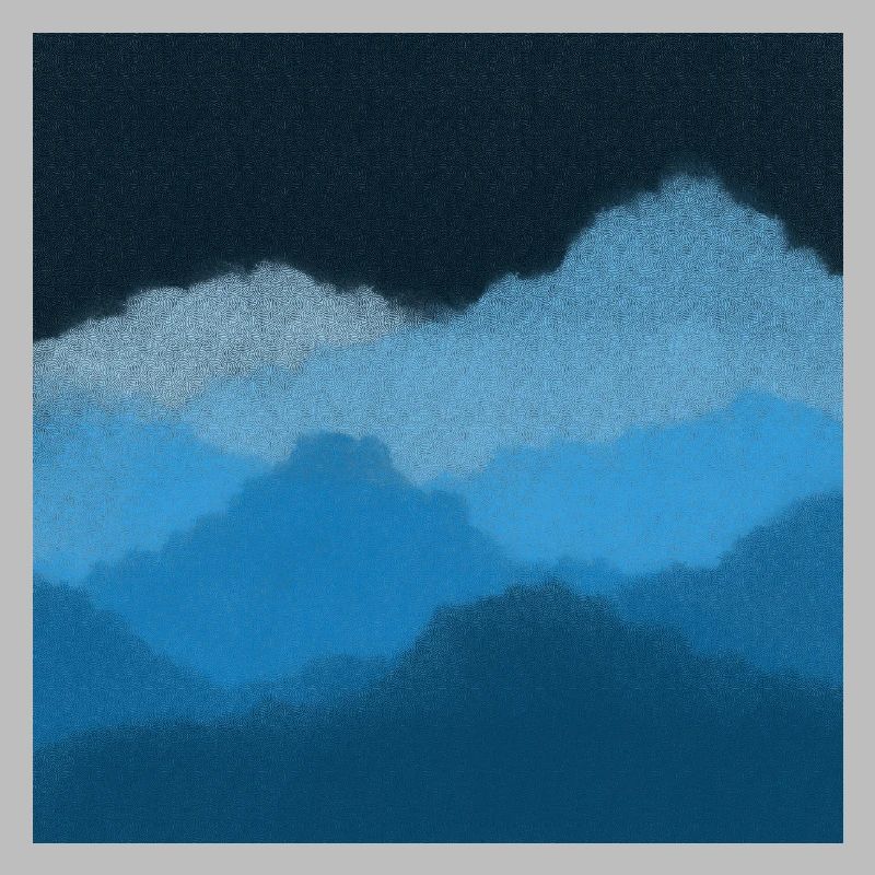 Mountains in the clouds